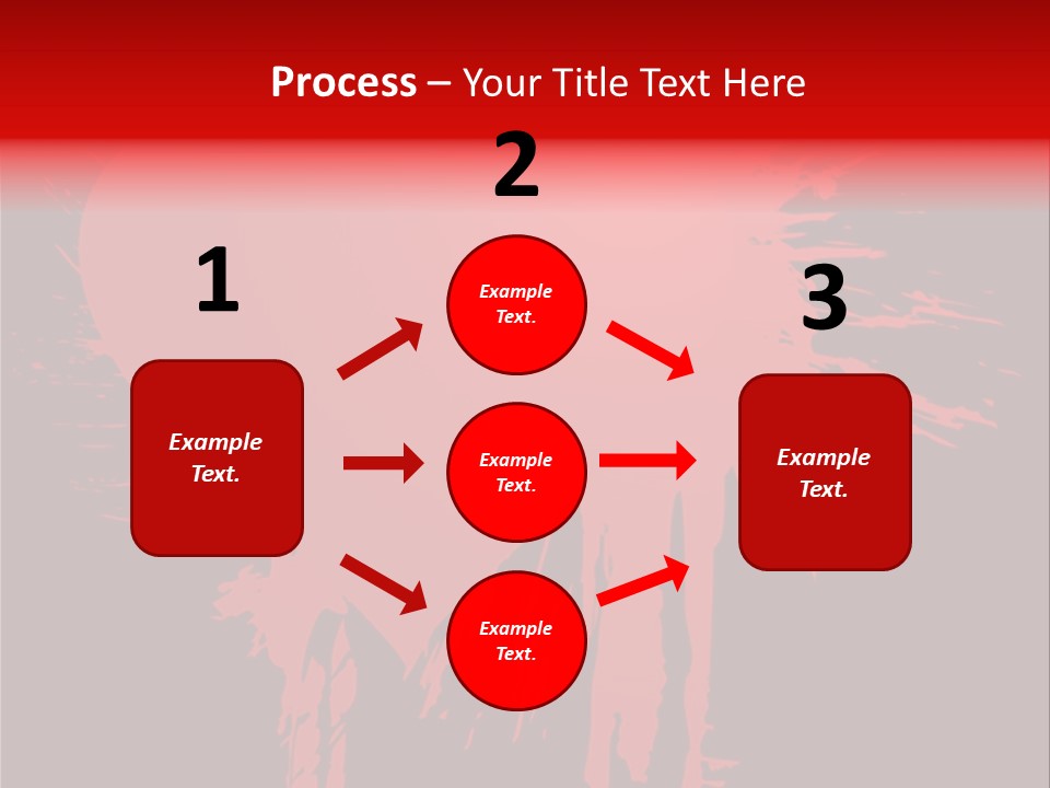 Painted Blob Card PowerPoint Template