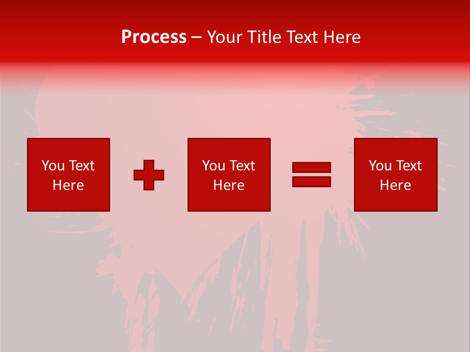 Painted Blob Card PowerPoint Template
