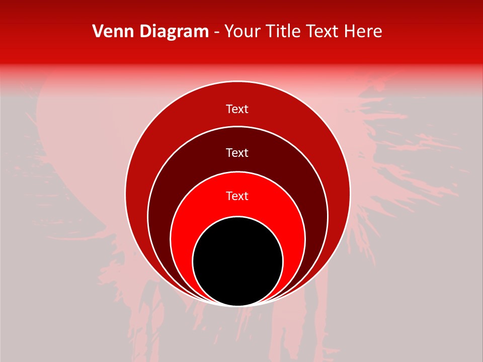 Painted Blob Card PowerPoint Template