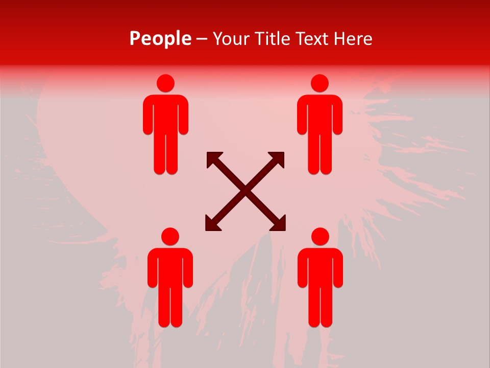 Painted Blob Card PowerPoint Template