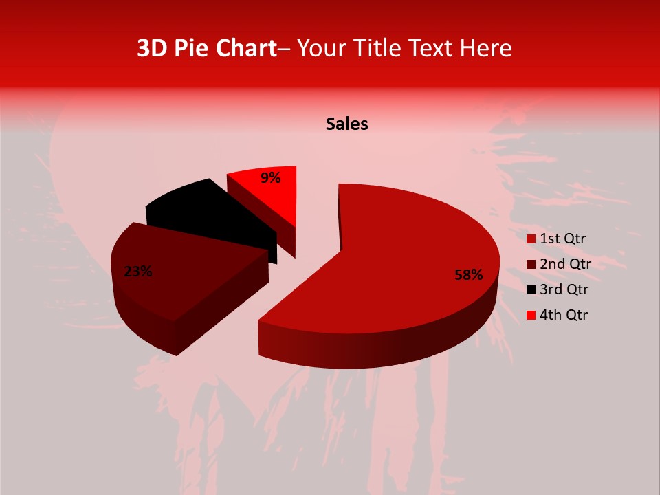 Painted Blob Card PowerPoint Template