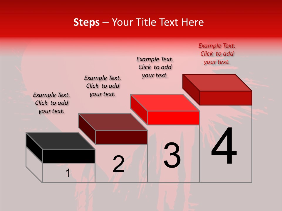 Painted Blob Card PowerPoint Template