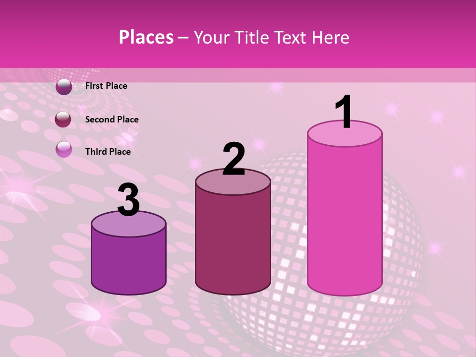 Disco Spotlight Lights PowerPoint Template