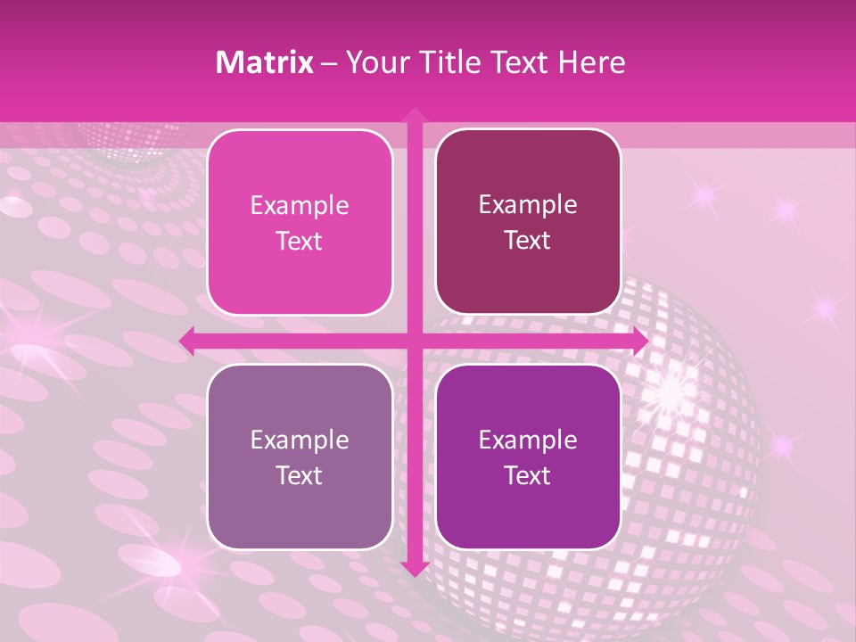 Disco Spotlight Lights PowerPoint Template