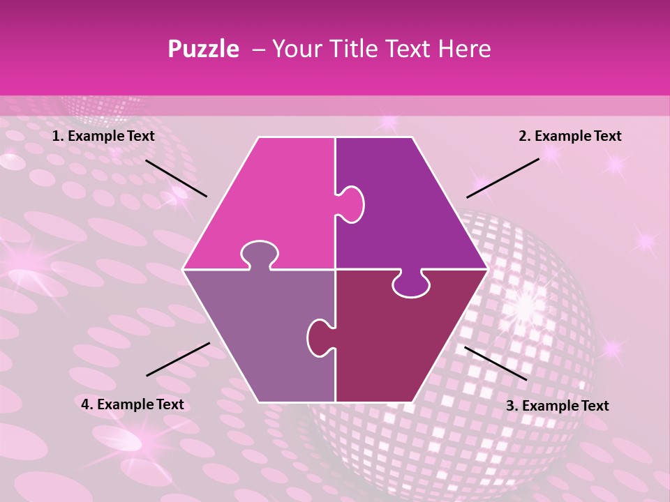 Disco Spotlight Lights PowerPoint Template