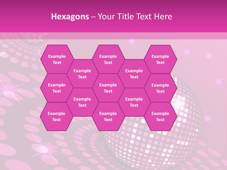 Disco Spotlight Lights PowerPoint Template