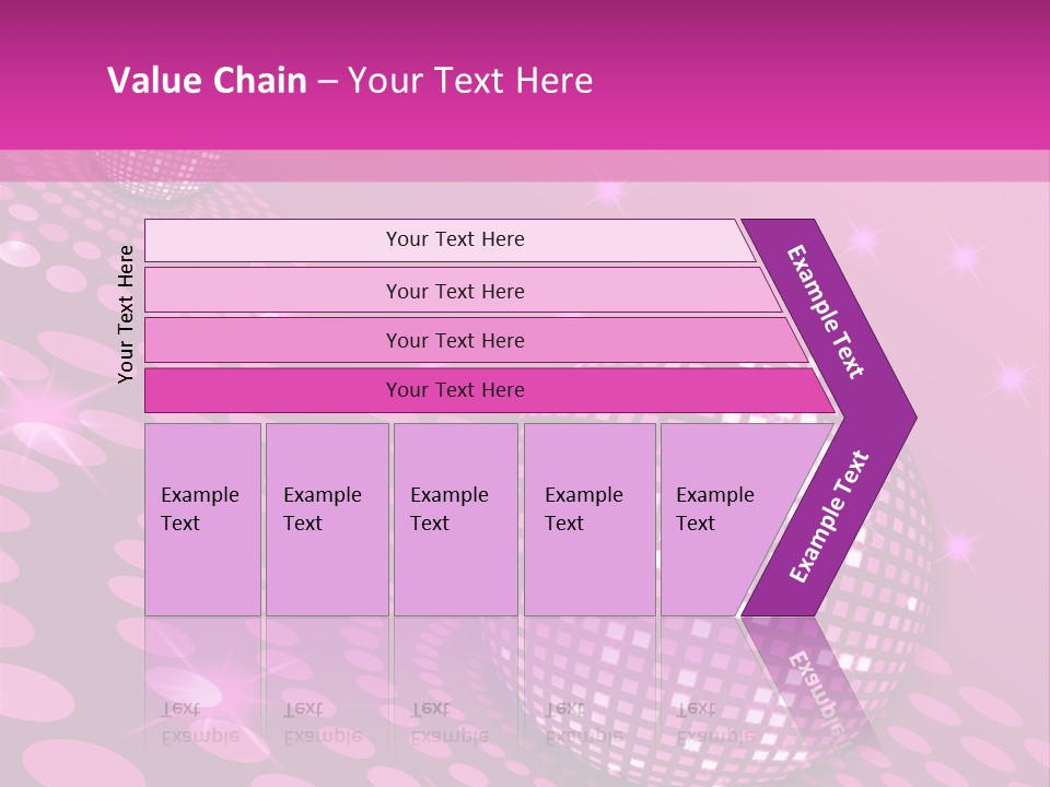 Disco Spotlight Lights PowerPoint Template