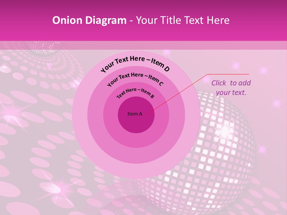 Disco Spotlight Lights PowerPoint Template