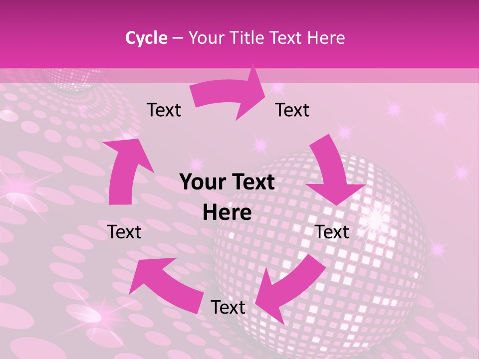 Disco Spotlight Lights PowerPoint Template