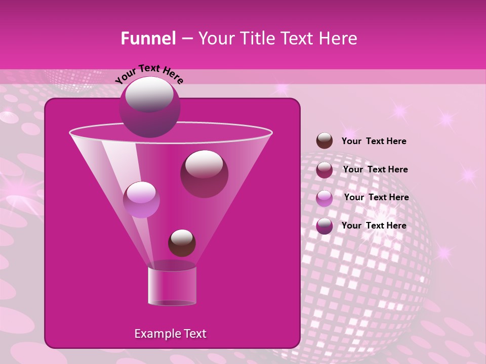 Disco Spotlight Lights PowerPoint Template