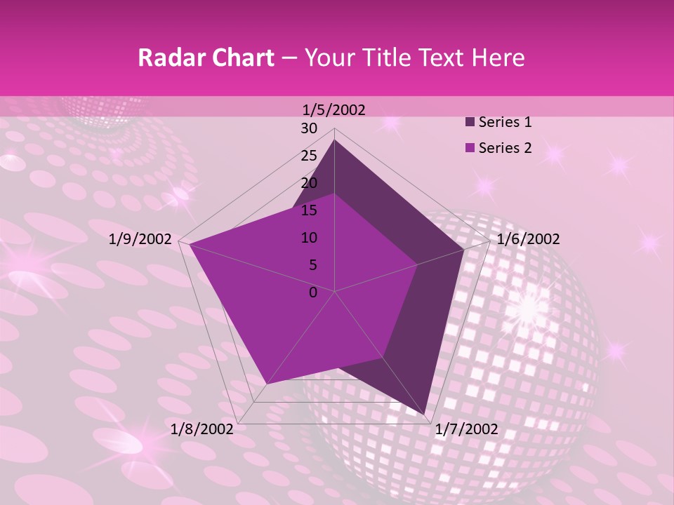 Disco Spotlight Lights PowerPoint Template