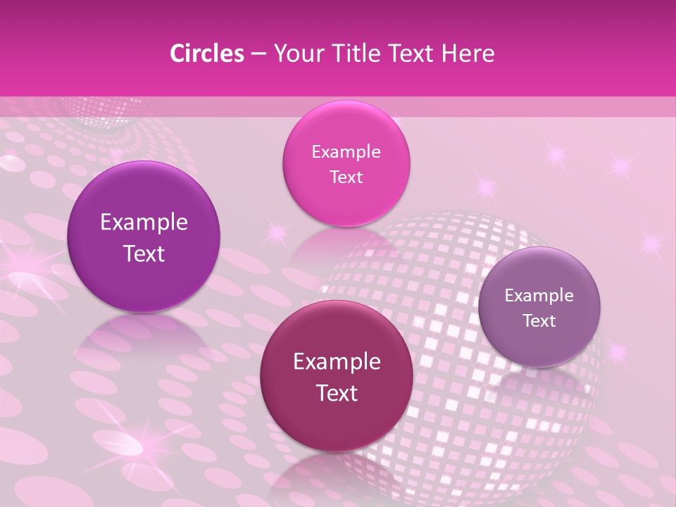 Disco Spotlight Lights PowerPoint Template
