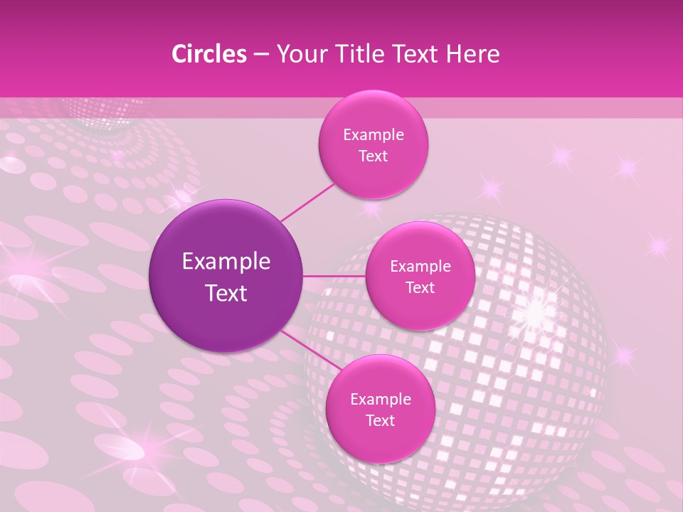 Disco Spotlight Lights PowerPoint Template