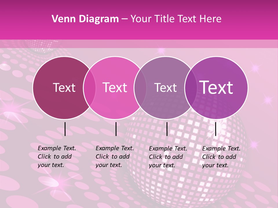 Disco Spotlight Lights PowerPoint Template