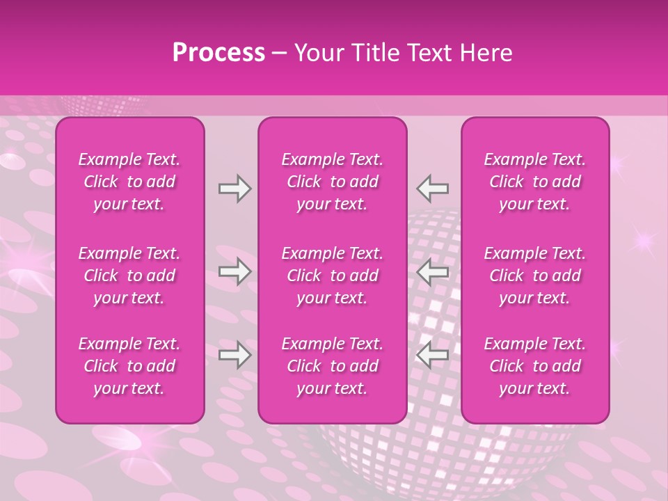 Disco Spotlight Lights PowerPoint Template