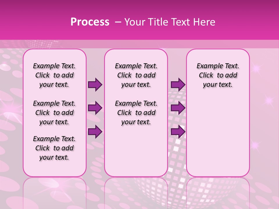 Disco Spotlight Lights PowerPoint Template