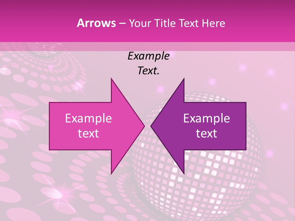 Disco Spotlight Lights PowerPoint Template