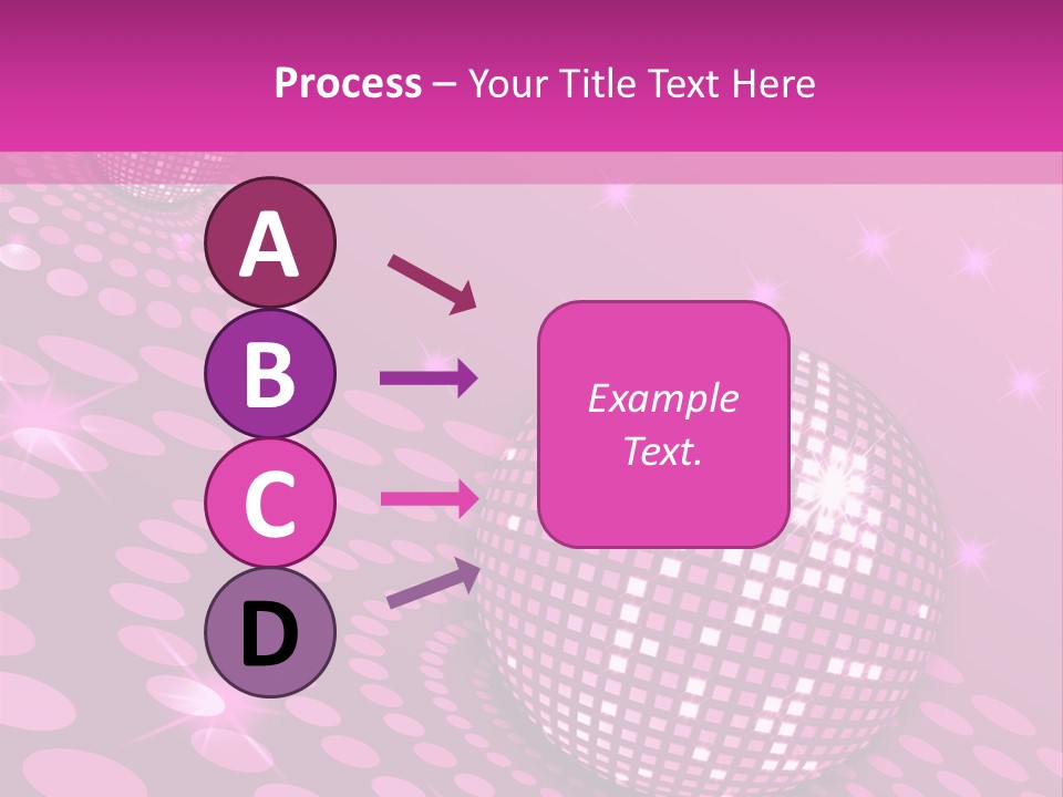 Disco Spotlight Lights PowerPoint Template