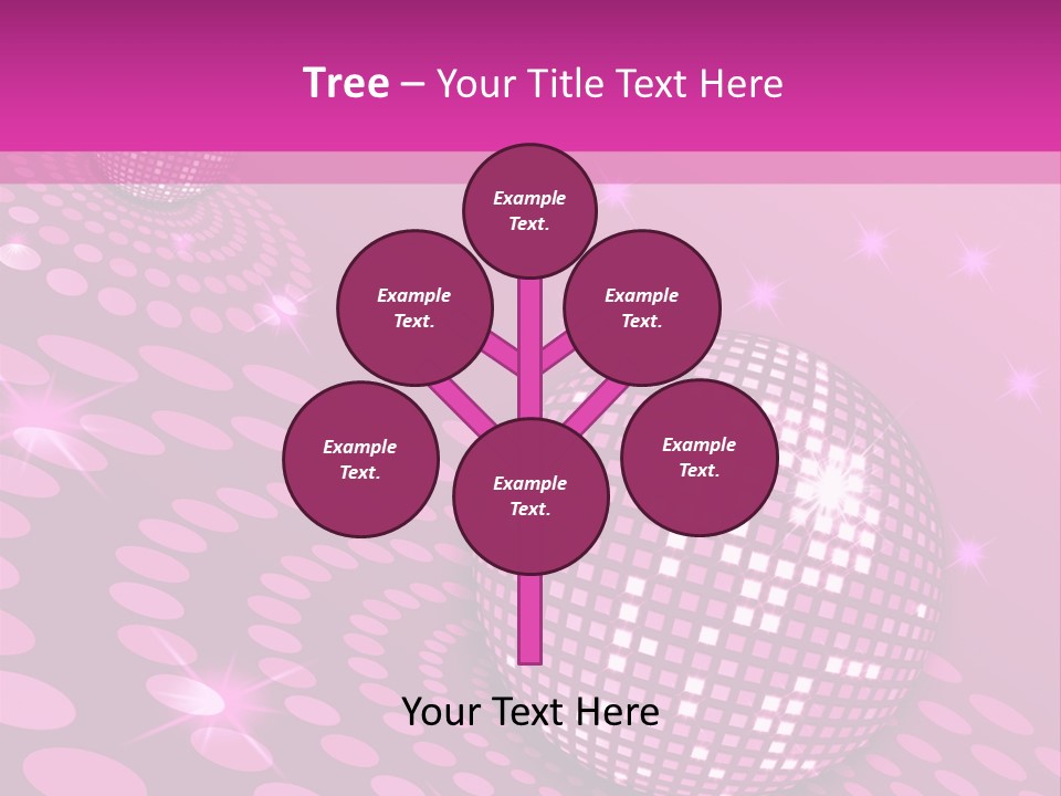 Disco Spotlight Lights PowerPoint Template