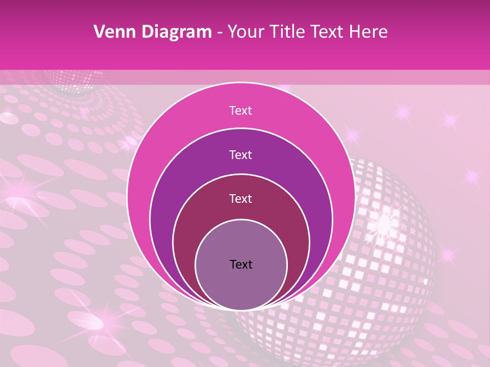 Disco Spotlight Lights PowerPoint Template