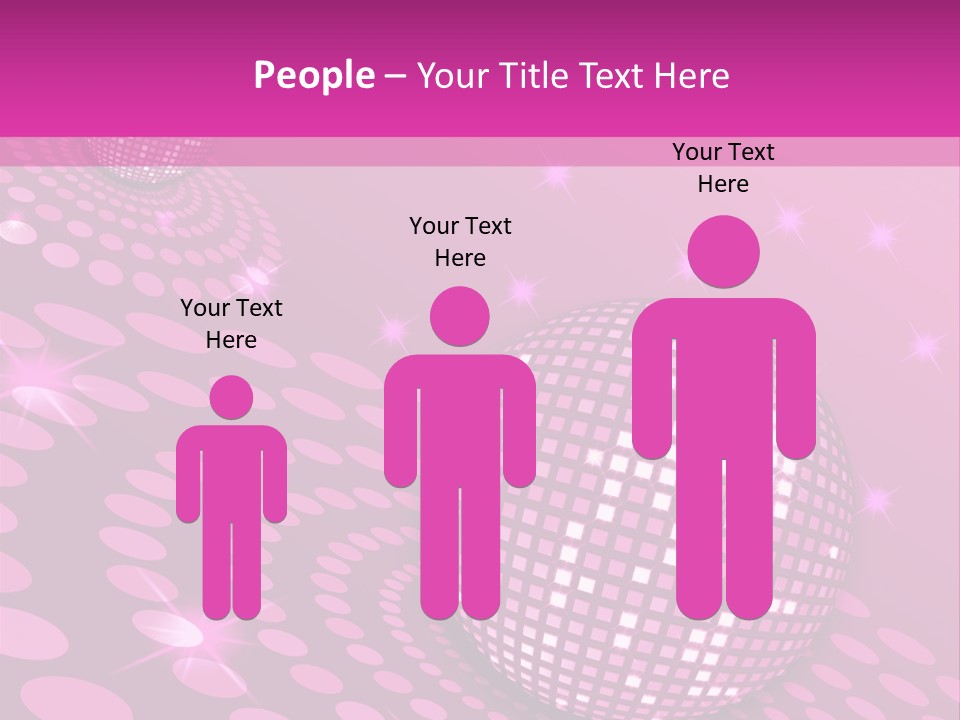 Disco Spotlight Lights PowerPoint Template