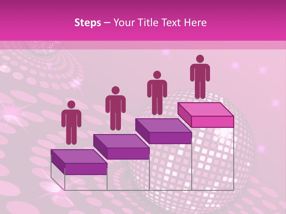 Disco Spotlight Lights PowerPoint Template