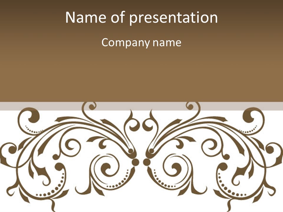 Stylized Special Color PowerPoint Template