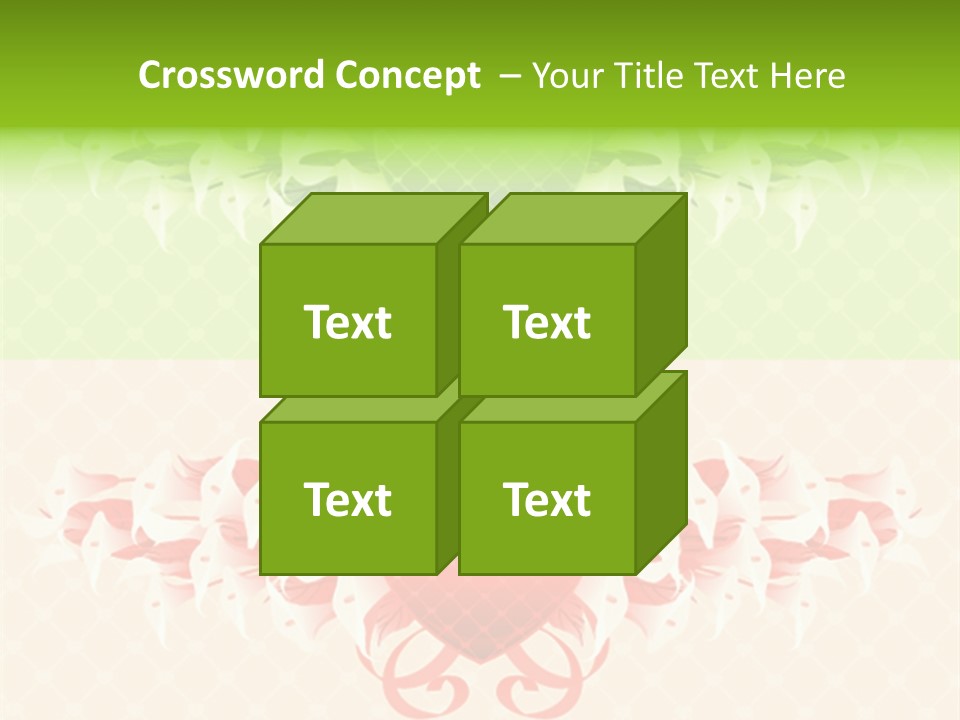 Pink Calla Art PowerPoint Template