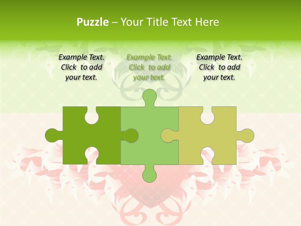 Pink Calla Art PowerPoint Template