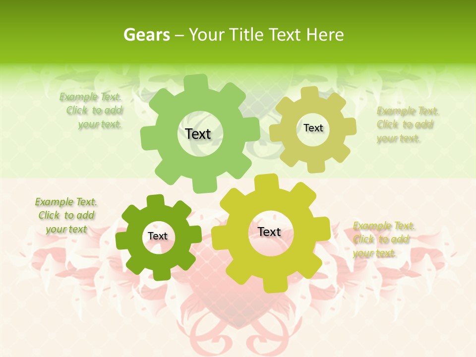 Pink Calla Art PowerPoint Template