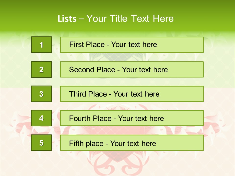 Pink Calla Art PowerPoint Template
