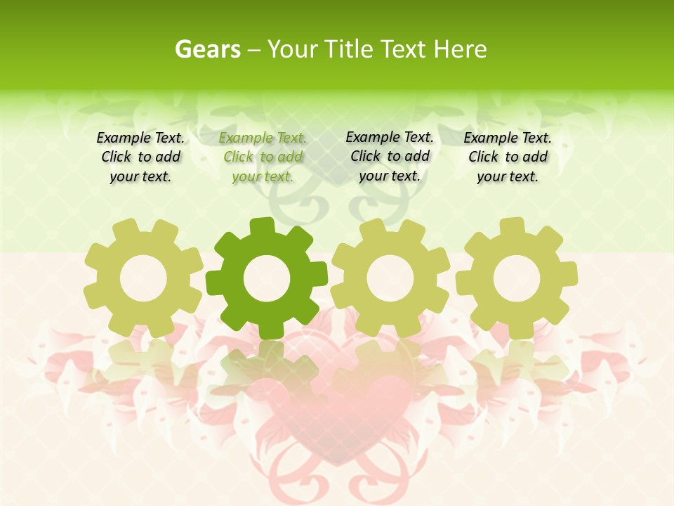 Pink Calla Art PowerPoint Template