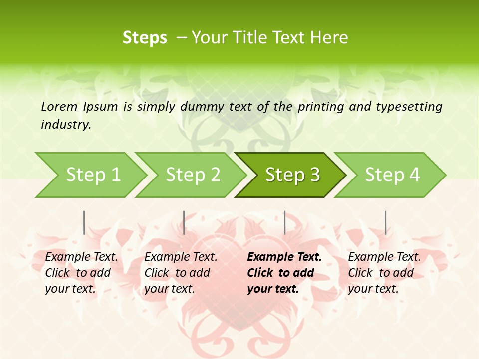 Pink Calla Art PowerPoint Template