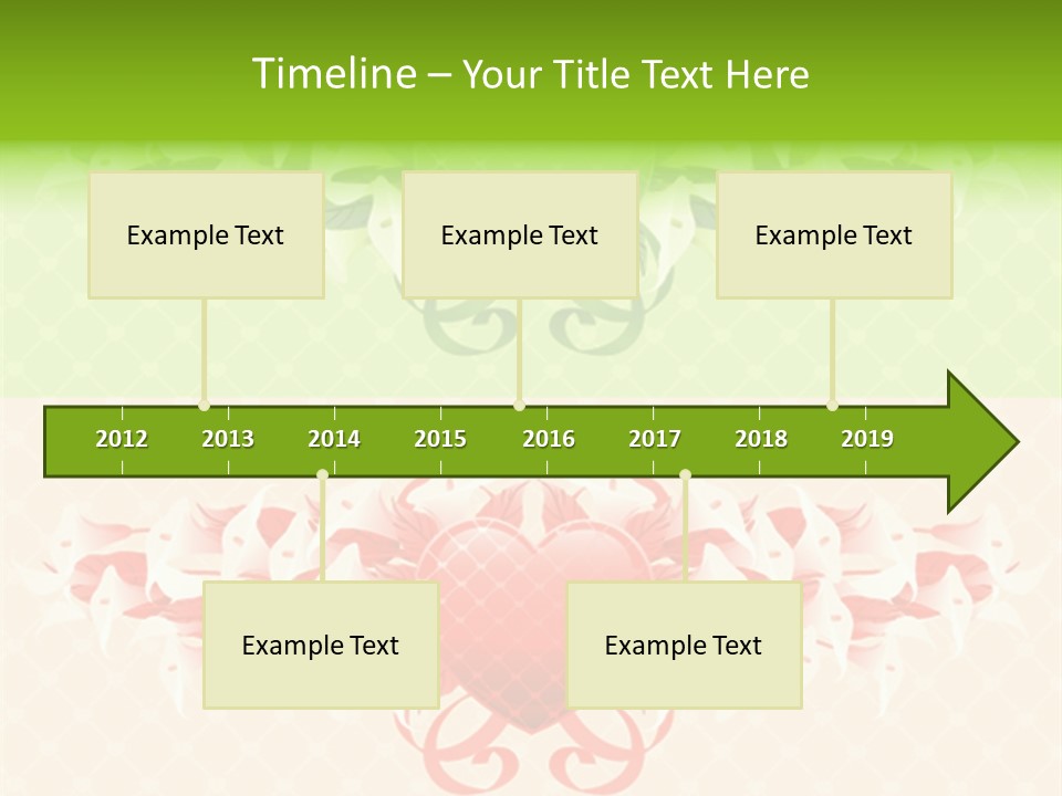 Pink Calla Art PowerPoint Template