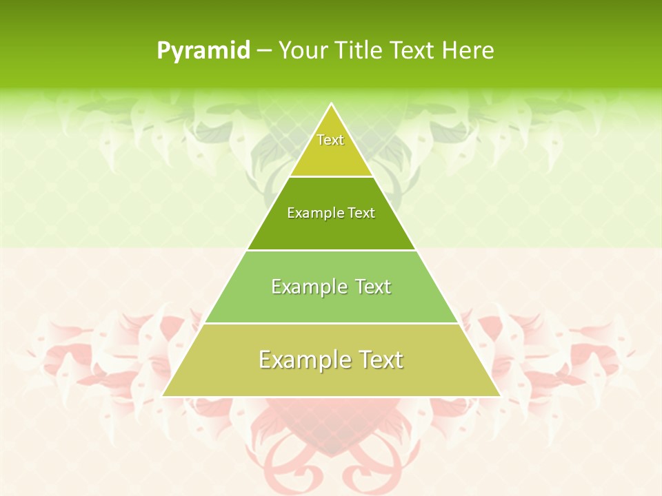 Pink Calla Art PowerPoint Template