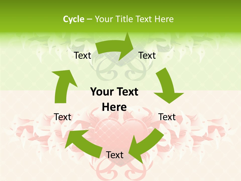 Pink Calla Art PowerPoint Template