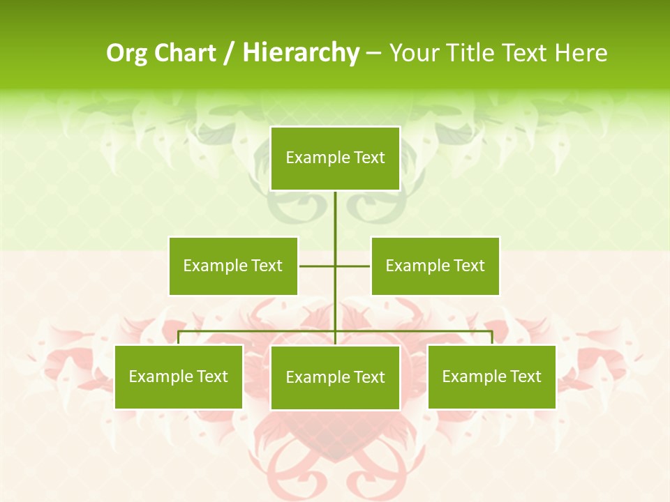 Pink Calla Art PowerPoint Template