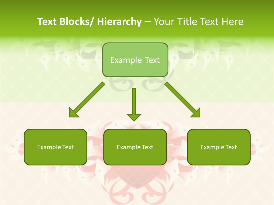 Pink Calla Art PowerPoint Template