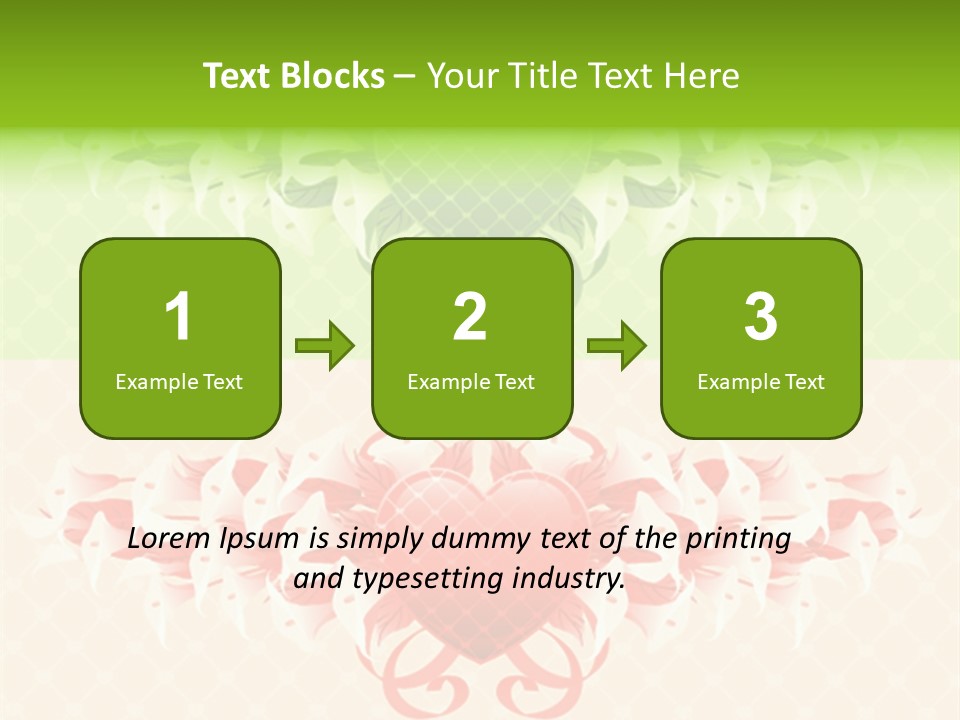 Pink Calla Art PowerPoint Template