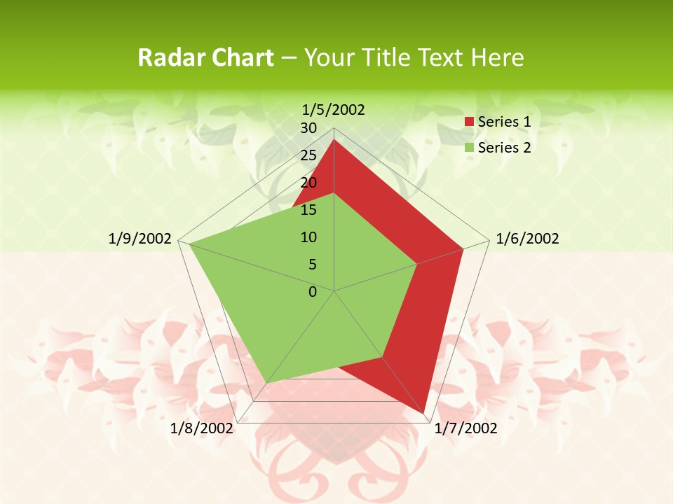 Pink Calla Art PowerPoint Template