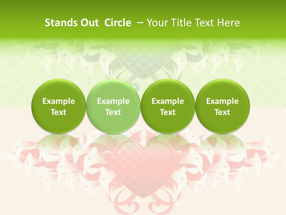 Pink Calla Art PowerPoint Template