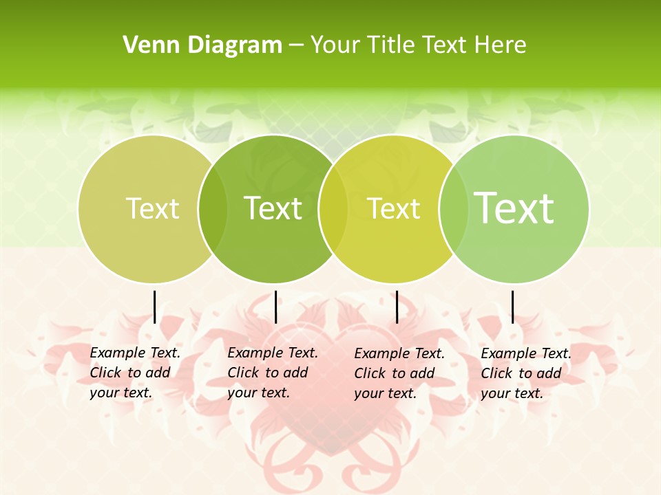 Pink Calla Art PowerPoint Template