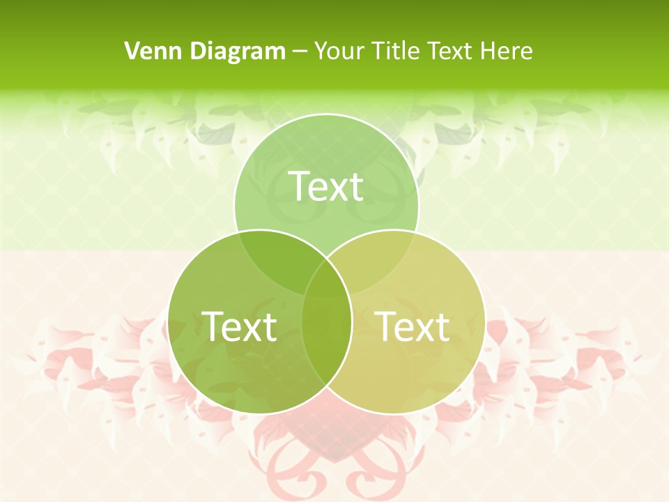 Pink Calla Art PowerPoint Template