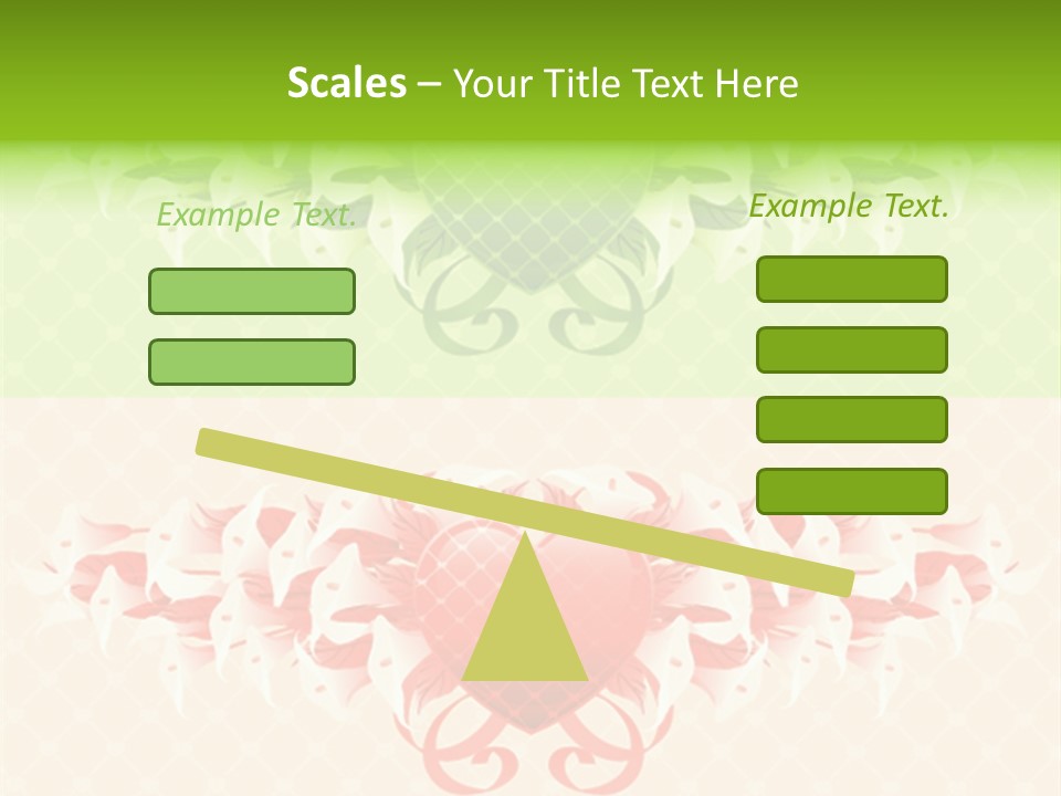 Pink Calla Art PowerPoint Template