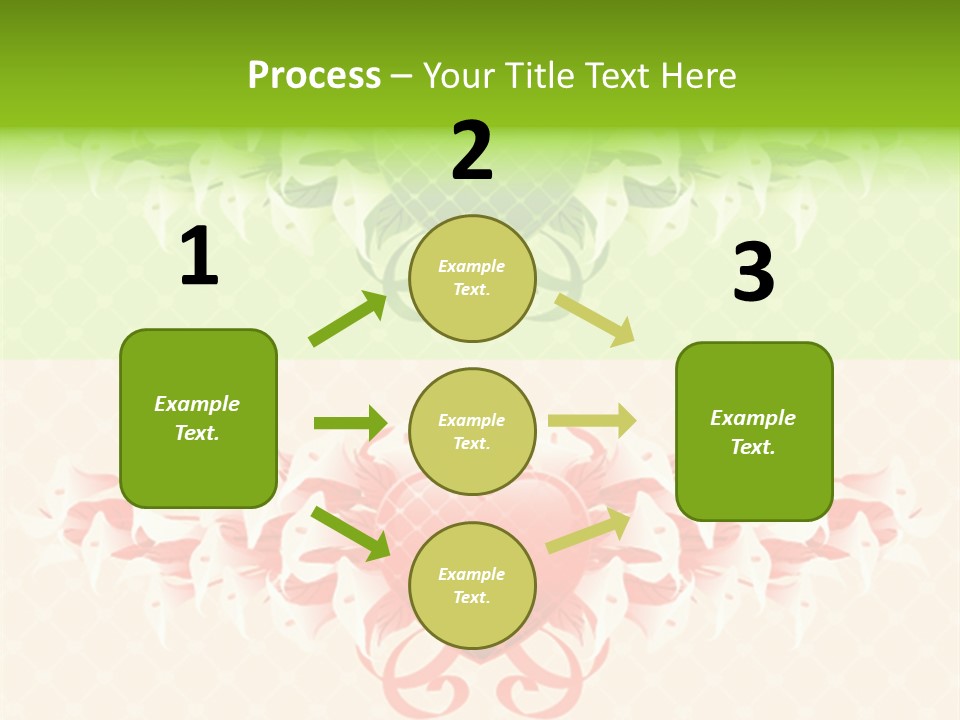 Pink Calla Art PowerPoint Template