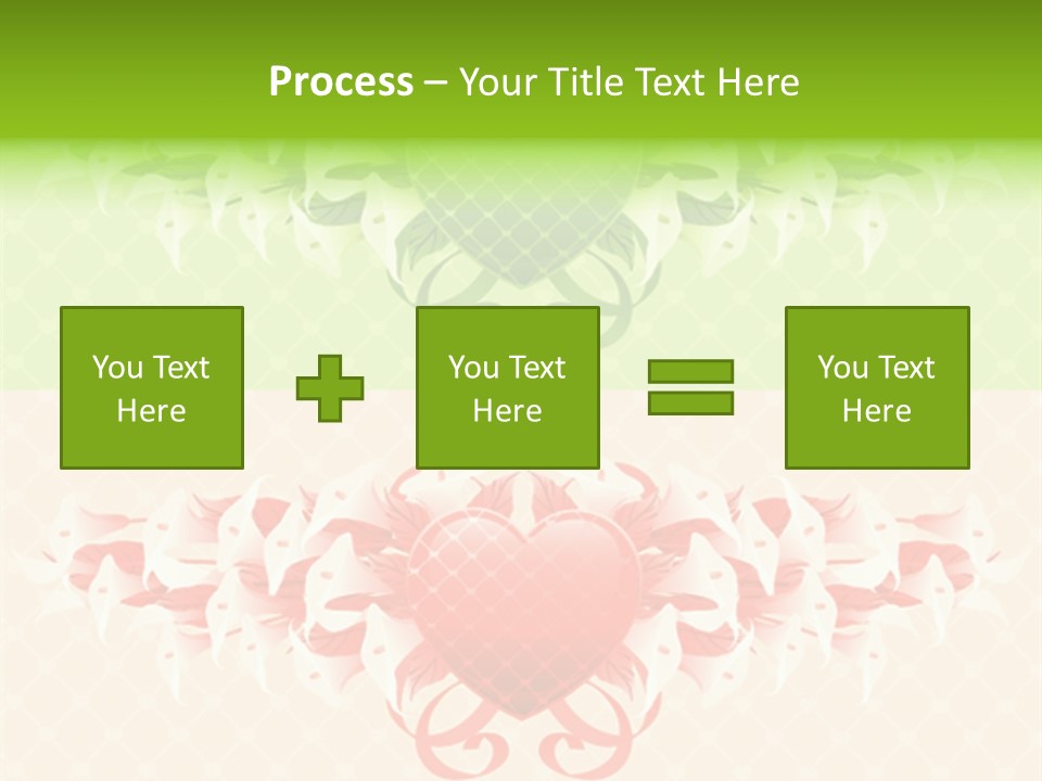 Pink Calla Art PowerPoint Template