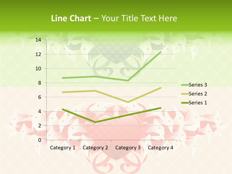 Pink Calla Art PowerPoint Template