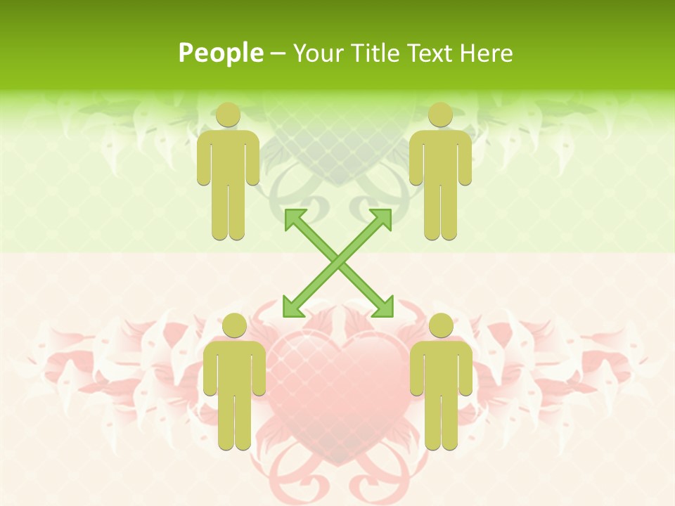 Pink Calla Art PowerPoint Template