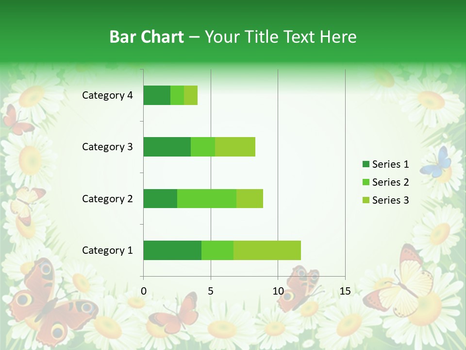 Illustration Blossom Grass PowerPoint Template