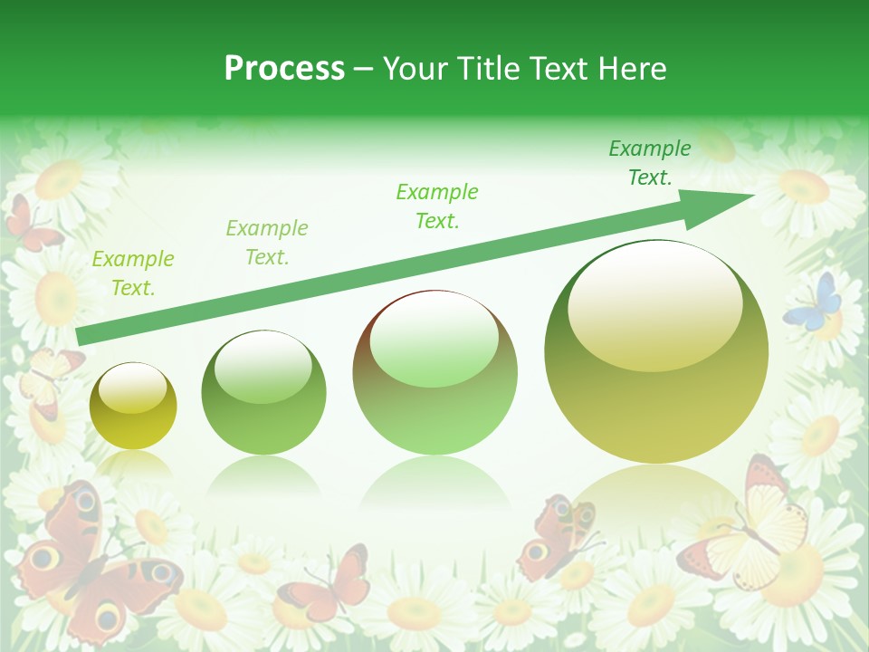 Illustration Blossom Grass PowerPoint Template